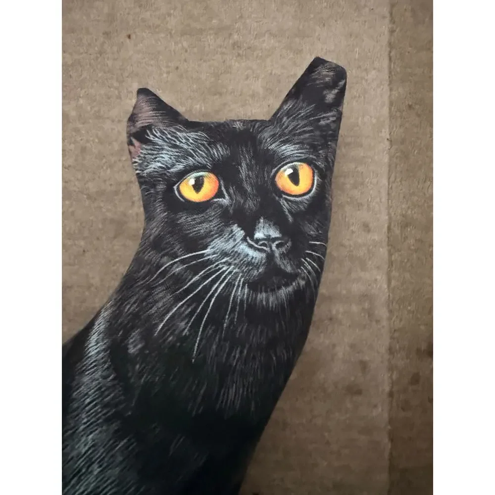 Rare Vintage Bombay company black cat with label
